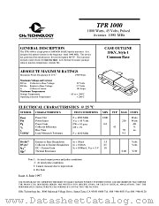 TPR1000 datasheet pdf Advanced Power Technology