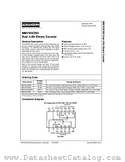 MM74HC393M datasheet pdf Fairchild Semiconductor