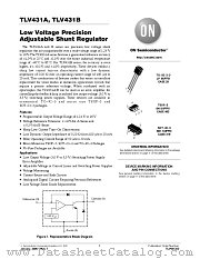 TLV431BSNT1 datasheet pdf ON Semiconductor