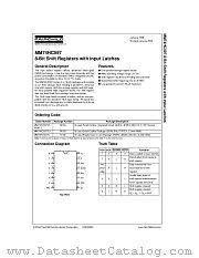 MM74HC597MX datasheet pdf Fairchild Semiconductor