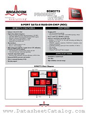 BCM5773 datasheet pdf Broadcom