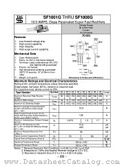 SF1007G datasheet pdf Taiwan Semiconductor