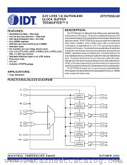 IDT5T93GL06NLI8 datasheet pdf IDT