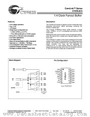 CY2DL814ZI datasheet pdf Cypress