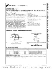 LM3460M5X-1.5 datasheet pdf National Semiconductor