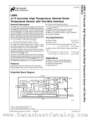 LM99-1CIMM datasheet pdf National Semiconductor