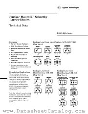 HSMS-2800 datasheet pdf Agilent (Hewlett-Packard)