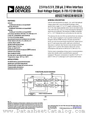 AD5337BRMZ-REEL datasheet pdf Analog Devices