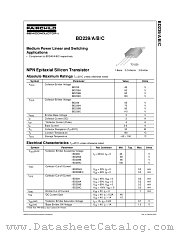 BD239BTU datasheet pdf Fairchild Semiconductor