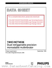 74HCT4538DB datasheet pdf Philips