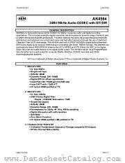 AK4584 datasheet pdf AKM