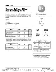 DAN222T1 datasheet pdf ON Semiconductor