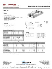 CR50UY datasheet pdf Marktech Optoelectronics