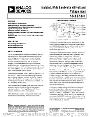 5B41-04 datasheet pdf Analog Devices