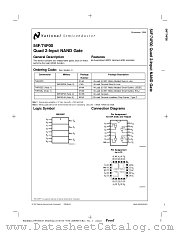 JM38510/33001BDA datasheet pdf National Semiconductor