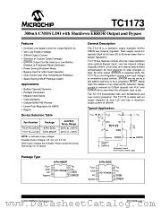 TC1173-2.5VOATR datasheet pdf Microchip