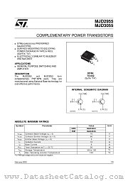 MJD2955T4 datasheet pdf ST Microelectronics