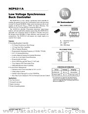 NCP5211AD datasheet pdf ON Semiconductor