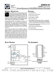ICS8431-01 datasheet pdf Texas Instruments