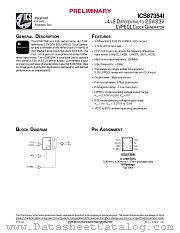 ICS87354I datasheet pdf Texas Instruments