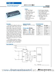 PT4801A datasheet pdf Texas Instruments