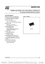 M59PW1282-100M1 datasheet pdf ST Microelectronics