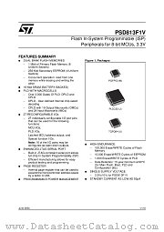 PSD813F1VA-15U datasheet pdf ST Microelectronics