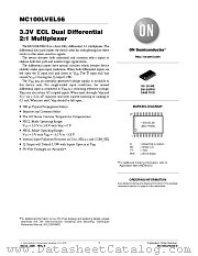 MC100LVEL56DWR2 datasheet pdf ON Semiconductor