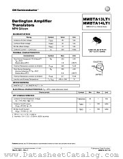 MMBTA14LT1 datasheet pdf ON Semiconductor