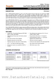 HYMD132G725E(L)4M-L datasheet pdf Hynix Semiconductor