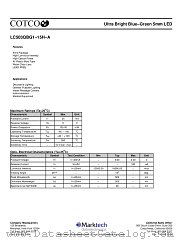 LC503QBG1-15H-A datasheet pdf Marktech Optoelectronics