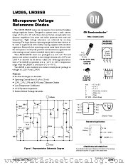 LM285 datasheet pdf ON Semiconductor