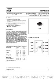 TPP25011RL datasheet pdf ST Microelectronics