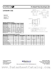LP379AHR1-C0G datasheet pdf Marktech Optoelectronics