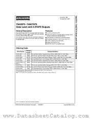 74AC573MTC datasheet pdf Fairchild Semiconductor