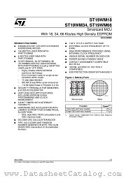 ST19WM34BD68PTAA datasheet pdf ST Microelectronics