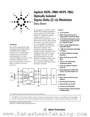 HCPL-786J datasheet pdf Agilent (Hewlett-Packard)