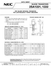 2SA1222-T datasheet pdf NEC
