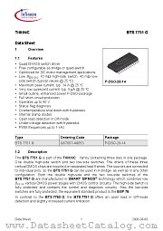 BTS 7751 G datasheet pdf Infineon