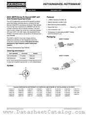 HGT1S3N60A4DS9A datasheet pdf Fairchild Semiconductor