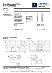 MQF70.0-1400/02 datasheet pdf Vectron