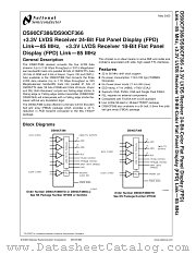 DS90CF366MTD datasheet pdf National Semiconductor