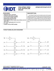 QS74FCT2240ATQ8 datasheet pdf IDT