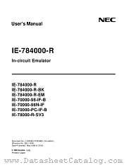 IE-784000-R datasheet pdf NEC