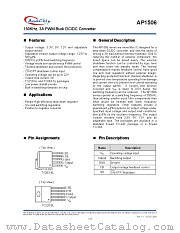 AP1506 datasheet pdf Anachip