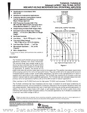 TLV2422QDR datasheet pdf Texas Instruments