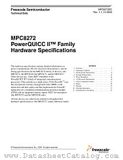 MPC8248 datasheet pdf Freescale (Motorola)