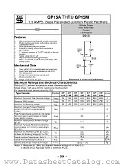 GP15J datasheet pdf Taiwan Semiconductor