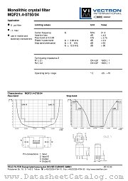MQF21.4-0750/04 datasheet pdf Vectron
