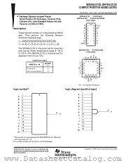 JM38510/37005B2A datasheet pdf Texas Instruments